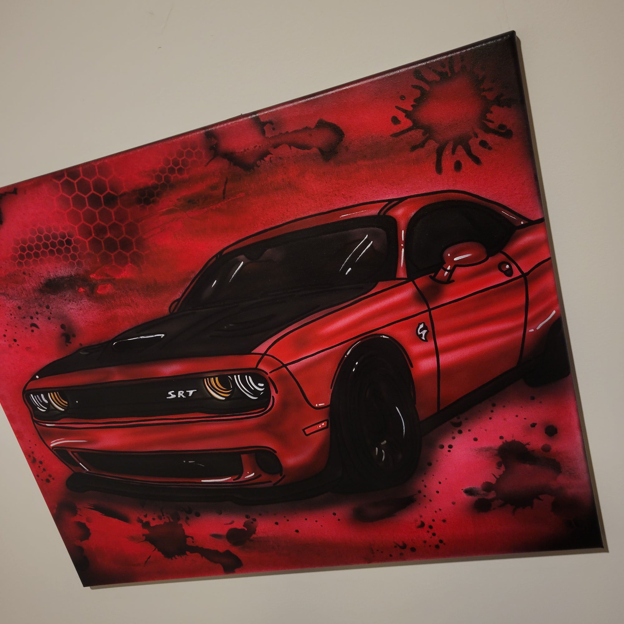 Hellcat Challenger Canvas 24"×30"