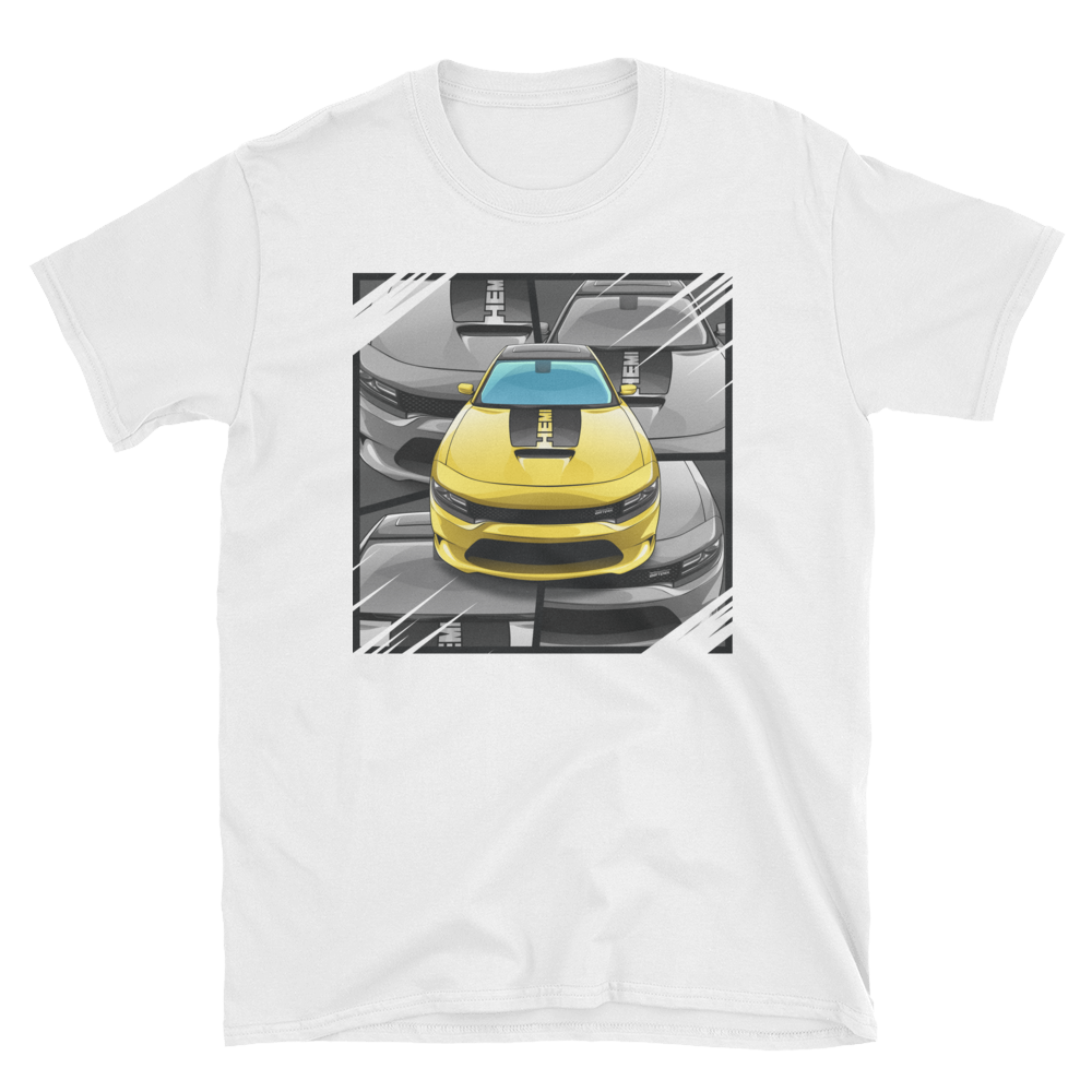 Yellow Daytona Charger T-Shirt