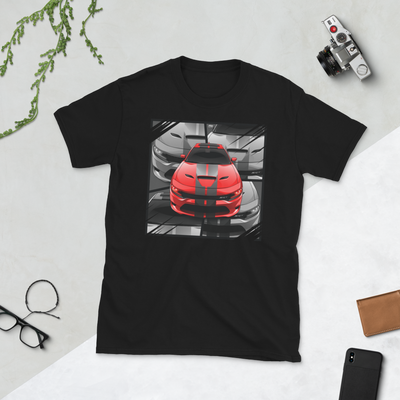 Red Hellcat Charger T-Shirt