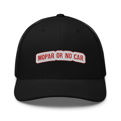 Mopar Or No Car Trucker Cap