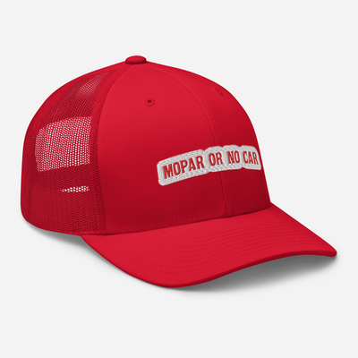 Mopar Or No Car Trucker Cap