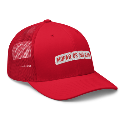 Mopar Or No Car Trucker Cap